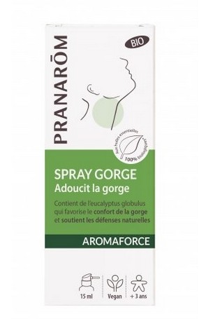 Pranarom Aromaforce pastilles gorge miel-citron est préconisé