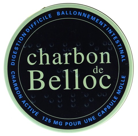 Charbon de Belloc 125mg - Digestion difficile - Pharmacie et Nature