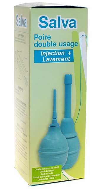 Hygiène Intime: Salva Poire à Lavement Rectal et Vaginal 280ml