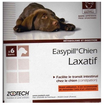 Troubles Digestifs: Easypill Chien Laxatif 6 Barres