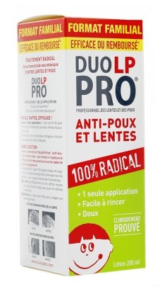 Duo-LP Pro Lotion Anti-Poux et Lentes 200ml + Peigne