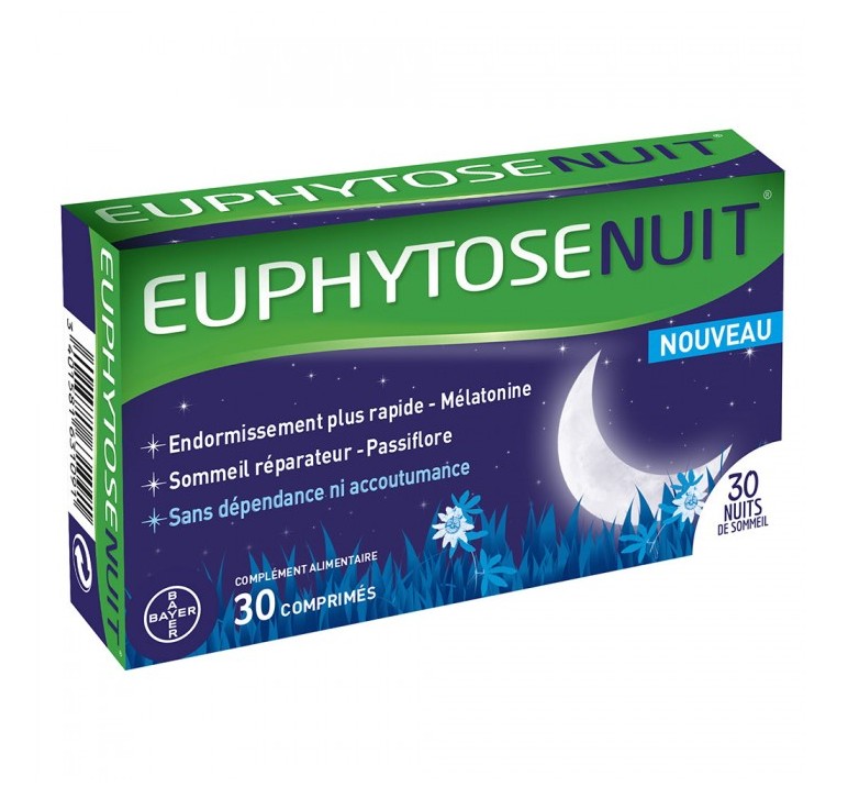 Euphytose troubles du sommeil - 180 comprimés