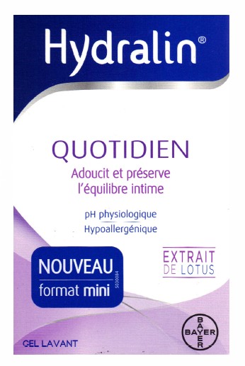 Hydralin Quotidien Gel Lavant Equilibre Intime 100ml