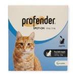 Profender Chats Moyens 2.5-5kg Spot-on 2 Pipettes