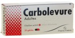 Carbolevure Adultes 30 Gelules