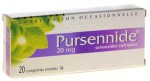 Pursennide 20mg Boite de 20 Comprimés