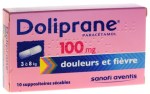 Doliprane 100mg 10 Suppositoires