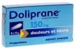 Doliprane 150mg 10 Suppositoires