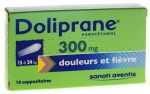 Doliprane 300mg 10 Suppositoires