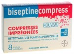 Biseptine Compress Compresses Imprégnées