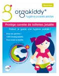 Orgakiddy Protège Cuvette de Toilettes Jetable Format Extra Large X10