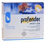 Profender Chats Moyens 2.5-5kg Spot-on 2 Pipettes