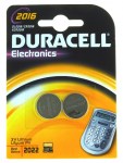 Duracell Piles Bouton au Lithium 2016 Boite de 2