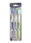 Superwhite Family Brosse à Dents Medium Lot de 3